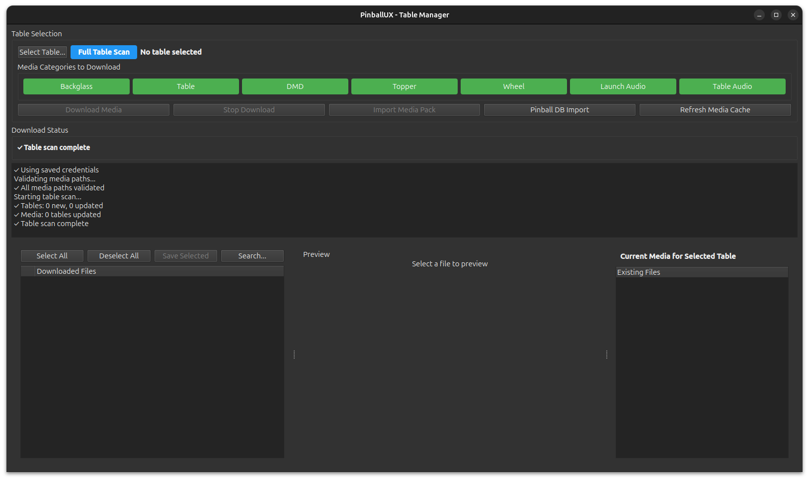 PinballUX Table Manager
